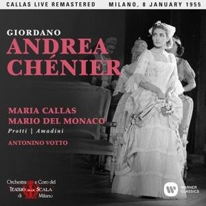 Andrea Chenier (Milano, 1955) - Callas / Votto - Musikk - WARNER CLASSICS - 0190295844561 - 14. september 2017