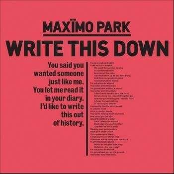 Cover for Maximo Park · Write This Down (12&quot;) (2012)