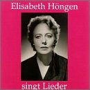 Cover for Elisabeth Hongen · Sings Fifteen Lieder (CD) (1999)