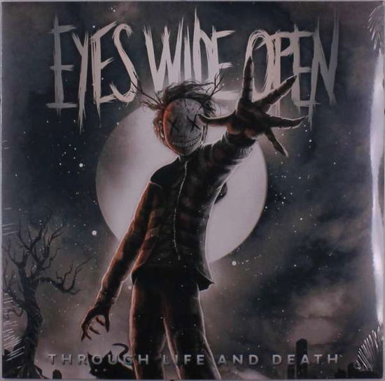 Cover for Eyes Wide Open · Through Life and Death (Black / Blue Marbled) (VINIL) (2021)