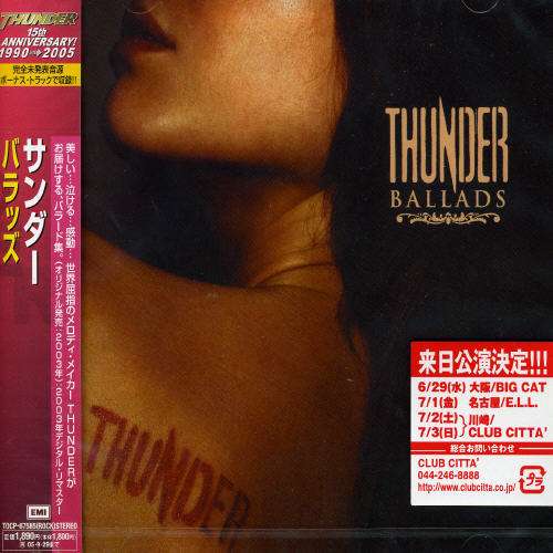 Ballads - Thunder - Musikk - TOSHIBA - 4988006827561 - 23. februar 2005