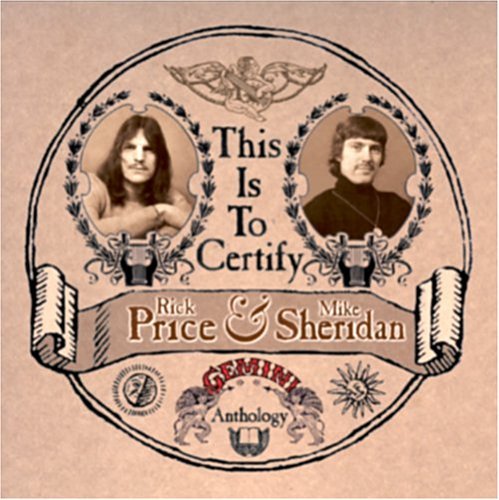 Cover for Price, Rick &amp; Mike Sherid · This Is To Certify (CD) (2004)