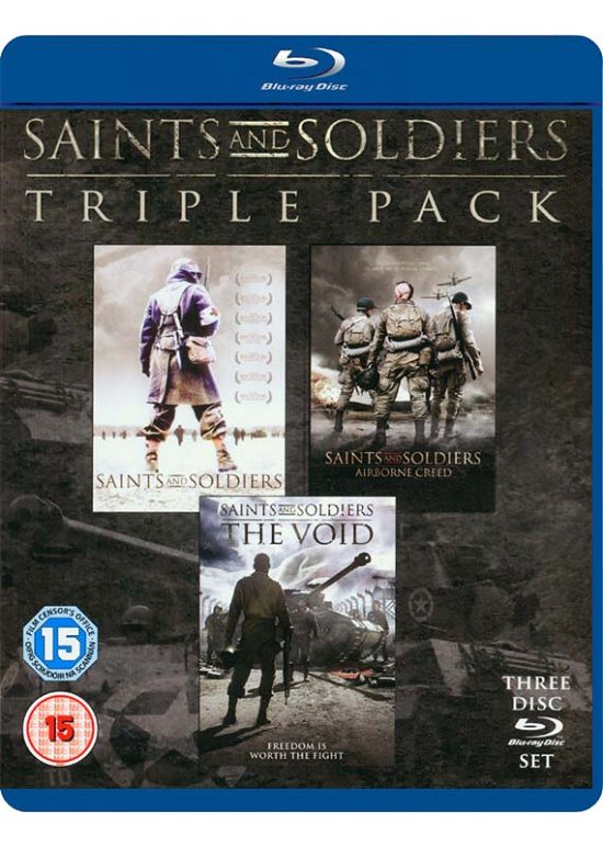 Cover for Saints &amp; Soldiers / Saints &amp; S · Saints and Soldiers / Saints and Soldiers 2 - Airbourne Creed / Saints and Soldiers 3 - The Void (Blu-ray) [Limited edition] (2014)