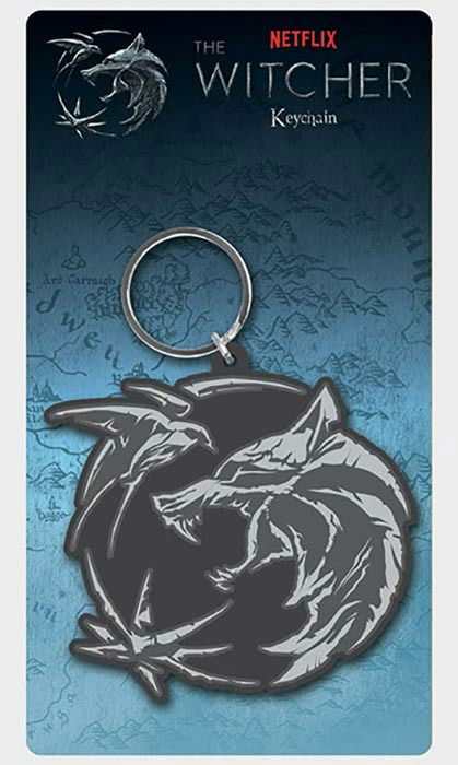 Cover for Keyrings · The Witcher Logo Rubber Keychain (MERCH)