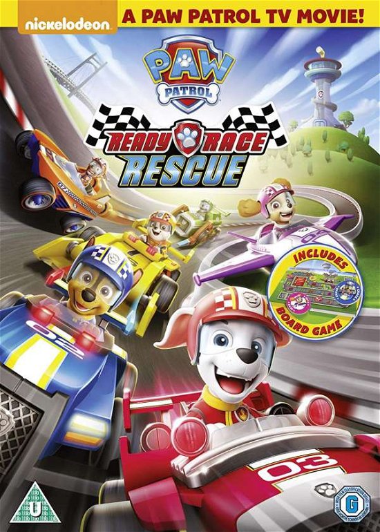 Cover for Paw Patrol Ready Race Rescue · Paw Patrol - Ready Race Rescue (DVD) (2020)