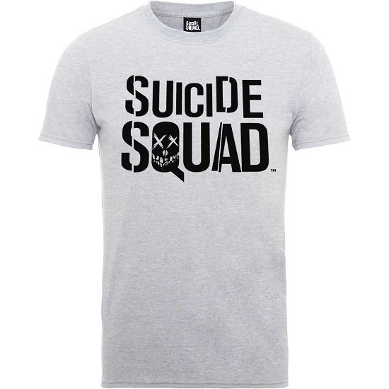 Cover for DC Comics · DC Comics Unisex Tee: Suicide Squad Logo (CLOTHES) [size S] [Grey - Unisex edition]