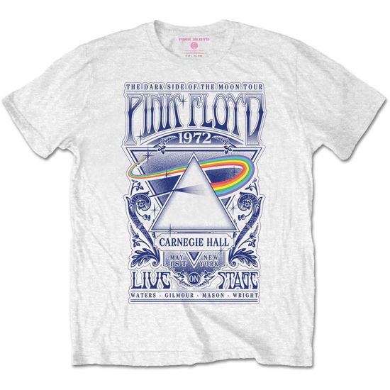 Pink Floyd Kids T-Shirt: Carnegie Hall Poster (Retail Pack) (5-6 Years) - Pink Floyd - Koopwaar - ROCKOFF - 5056170680561 - 