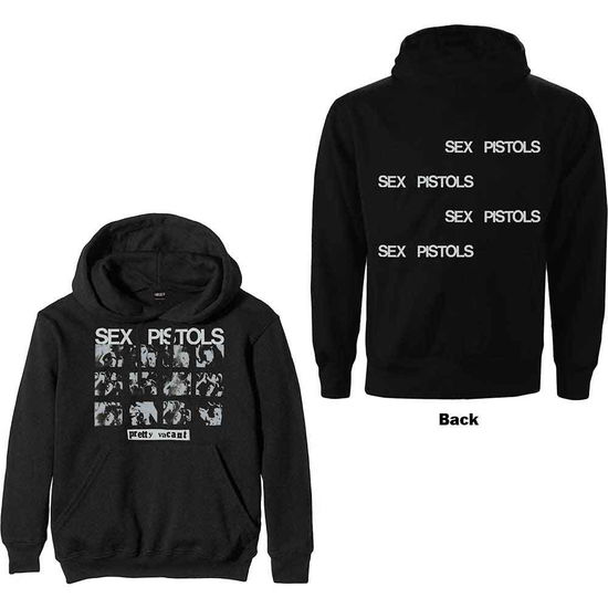 The Sex Pistols Unisex Pullover Hoodie: Pretty Vacant (Back Print) - Sex Pistols - The - Produtos -  - 5056561008561 - 