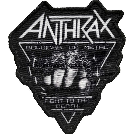 Anthrax Standard Printed Patch: Soldier Of Metal FTD - Anthrax - Fanituote -  - 5056561040561 - 