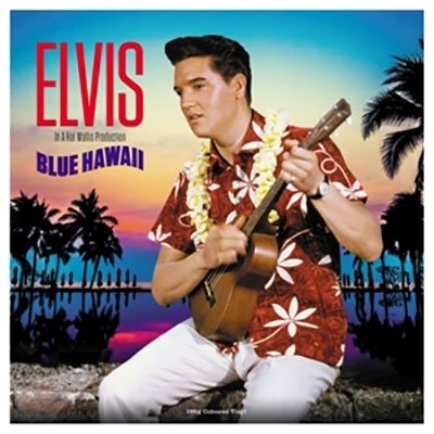 Cover for Elvis Presley · Blue Hawaii (Electric Blue Vinyl) (LP) (2023)