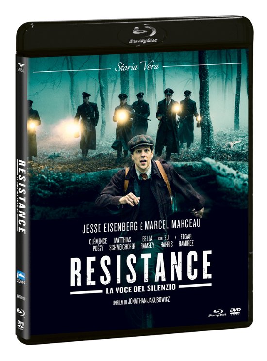 Cover for Jesse Eisenberg,ed Harris,clemence Poesy · Resistance - La Voce Del Silenzio (Blu-ray+dvd) (Blu-ray) (2020)