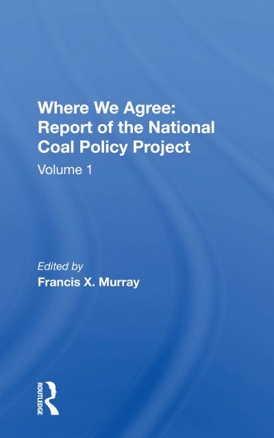 Cover for Christopher Murray · National Coal Policy Vol 1 (Paperback Book) (2021)