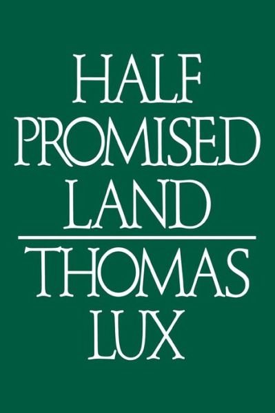 Cover for Half Promised Land Pb (Paperback Book) (1986)