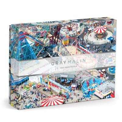 Cover for Galison · Gray Malin 1000 piece Puzzle Coney Island (GAME) (2024)
