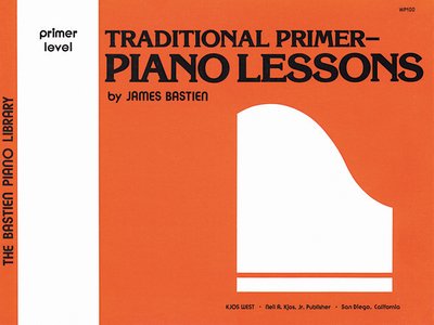 Cover for James Bastien · Traditional Primer Piano Lessons - Music Through The Piano Library (Partitur) (1981)