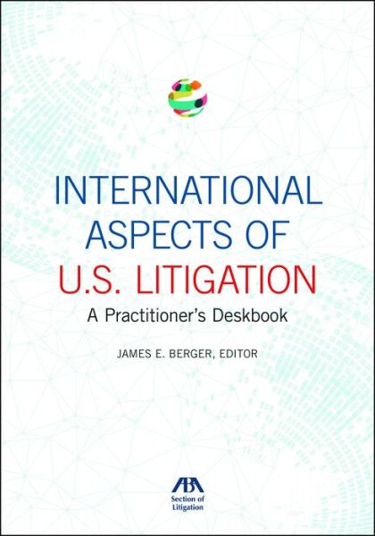 Cover for James Berger · International Aspects of U.S. Litigation (Paperback Book) (2018)