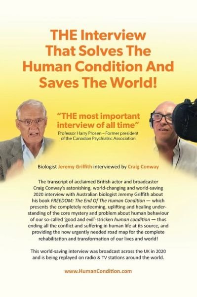 Cover for Jeremy Griffith · THE Interview That Solves The Human Condition And Saves The World! (Paperback Book) (2020)