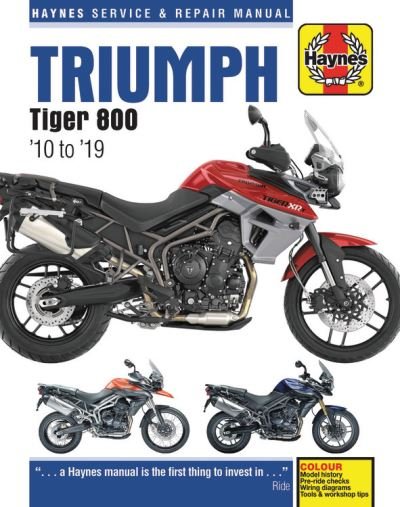 Cover for Matthew Coombs · Triumph Tiger 800 (10 -19): 2010 to 2019 - Haynes Service &amp; Repair Manuals (Paperback Book) (2019)