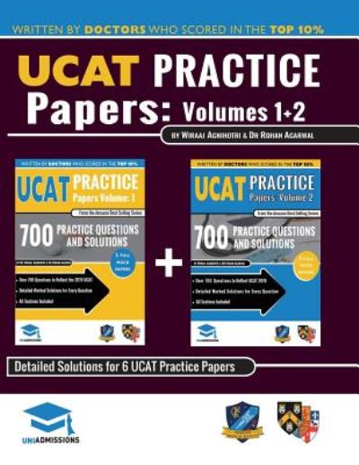 Cover for Matthew Williams · Ucat Practice Papers Volumes One &amp; Two (Paperback Book)