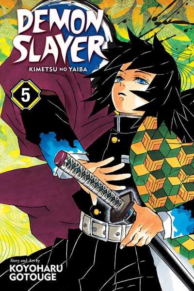 Cover for Koyoharu Gotouge · Demon Slayer: Kimetsu no Yaiba, Vol. 5 - Demon Slayer: Kimetsu no Yaiba (Paperback Bog) (2019)