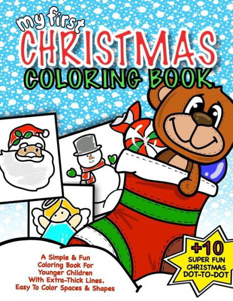 Cover for Coloring Books for Kids · My First Christmas Coloring Book (Paperback Book) (2017)
