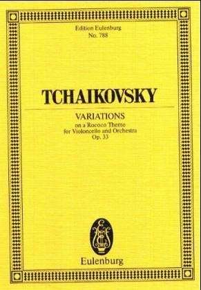 Cover for Peter I Tchaikovsky · Variations on a Rococo Theme Op 33 (Paperback Book) (1985)