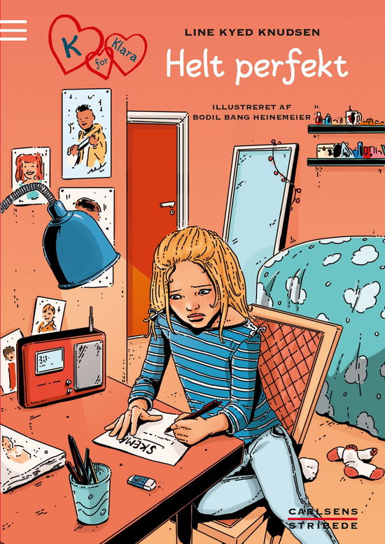 Cover for Line Kyed Knudsen · K for Klara: K for Klara (16) - Helt perfekt (Gebundesens Buch) [1. Ausgabe] (2017)