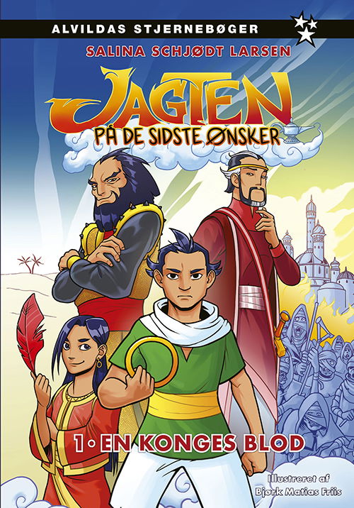 Cover for Salina Schjødt Larsen · Jagten på de sidste ønsker: Jagten på de sidste ønsker 1: En konges blod (Bound Book) [1º edição] (2021)