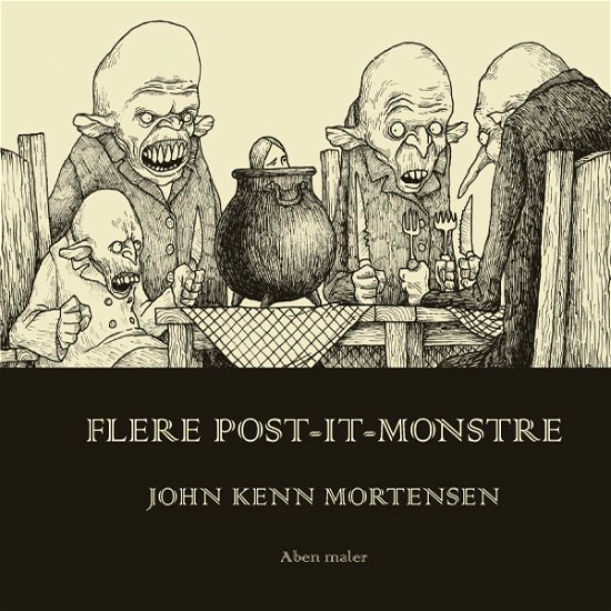 Cover for John Kenn Mortensen · Flere post-it-monstre (Innbunden bok) [1. utgave] [Indbundet] (2011)