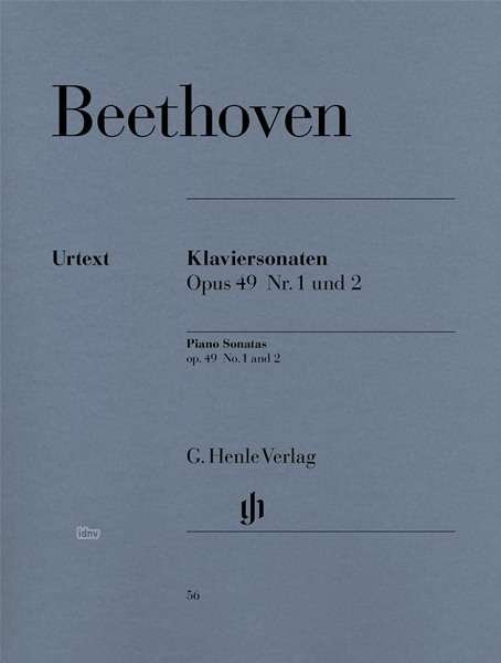 Cover for Beethoven · Beethoven:2 Leich.klav.sonat.op.49.hn56 (Buch) (2018)