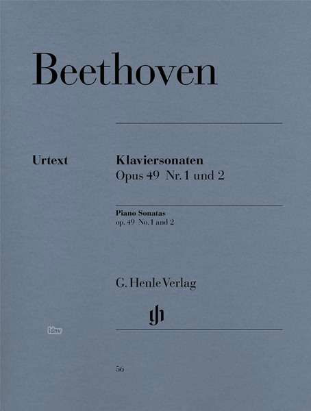 Beethoven:2 Leich.klav.sonat.op.49.hn56 - Beethoven - Bücher - SCHOTT & CO - 9790201800561 - 6. April 2018