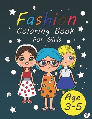Cover for Joudi Publishing · Fashion Coloring Books for Girls (Paperback Bog) (2020)