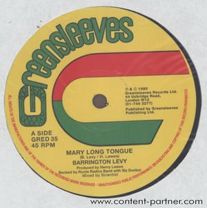 Cover for Barrington Levy · Mary Long Tongue (12&quot;) (2012)