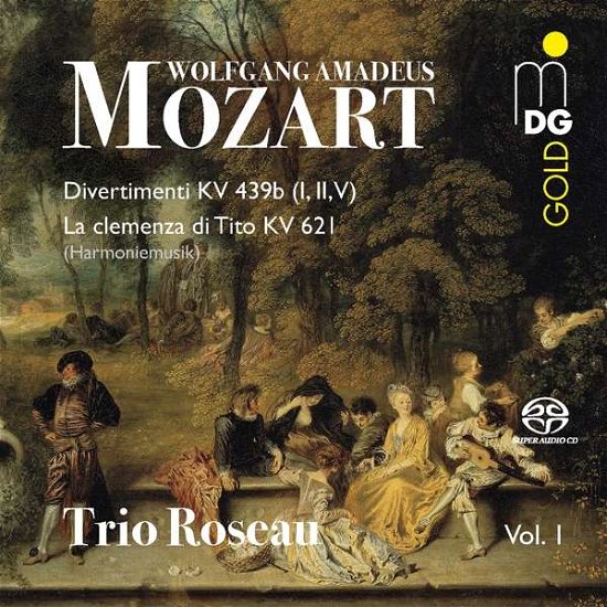 Cover for Trio Roseau · Mozart: Divertimenti Kv 439B / La Clemenza Di Tito Kv 621 (CD) (2019)