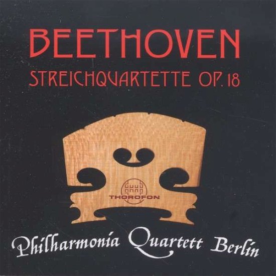 Cover for Beethoven / Philharmonia Quartett Berlin · Quartette Op 18 Nr 1 - 6 (CD) (2013)