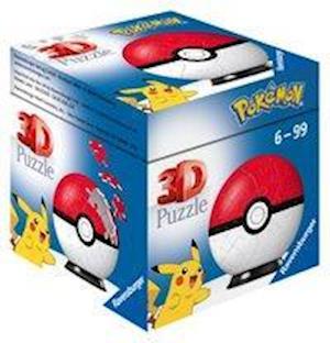 Cover for Ravensburger: 3D Puzzleball 54 Pz · Pokeball Rossa (MERCH) (2022)