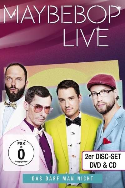 Cover for Maybebop · Das darf man nicht Live,DVD+CD (Bog) (2016)