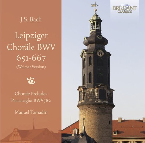 Cover for Bach,j.s. / Tomadin,manuel · Leipziger Chorale Bwv651-667 (CD) [Weimar edition] (2013)