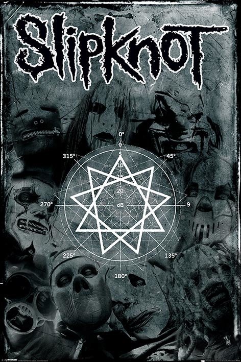 Cover for Slipknot · Slipknot - Pentagram (Poster Maxi 61X91,5 Cm) (Toys)