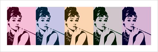 Cover for Audrey Hepburn · Audrey Hepburn - Cigarello (Poster 33X95 Cm) (Spielzeug)