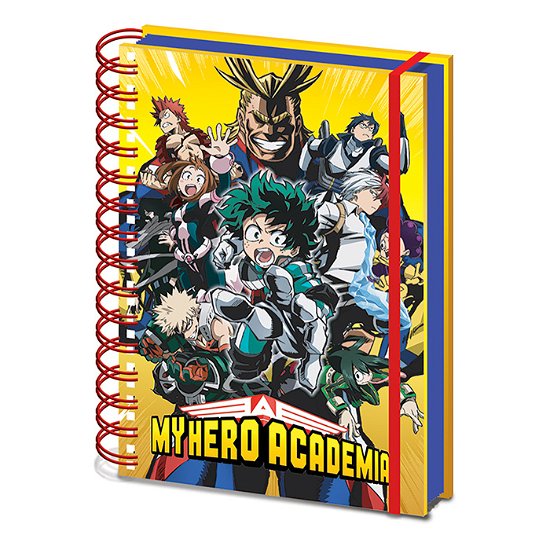 Cover for P.Derive · My Hero Academia: Radial Character Burst A5 Wiro Notebook (Quaderno) (MERCH) (2020)