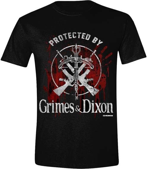 Walking Dead (The): Grimes / Dixon Protection Logo (T-Shirt Unisex Tg. 2XL) - Walking Dead - Andet -  - 5055139375562 - 