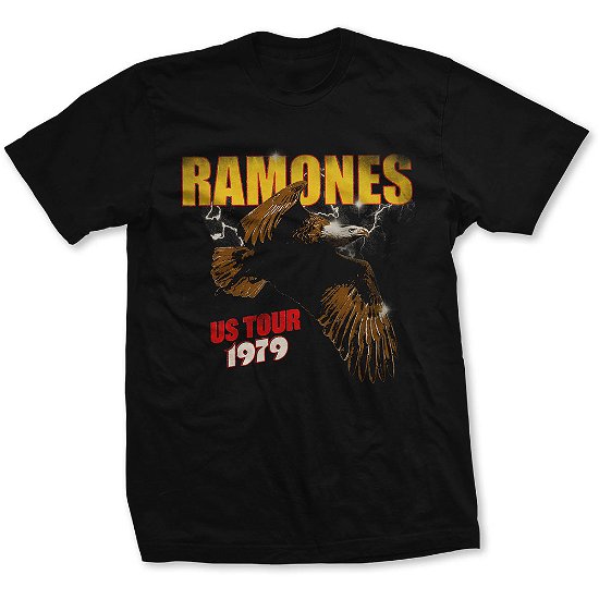Ramones Unisex T-Shirt: Tour 1979 - Ramones - Koopwaar -  - 5056170696562 - 