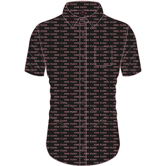 Pink Floyd Unisex Casual Shirt: Courier Pattern (All Over Print) - Pink Floyd - Mercancía -  - 5056368613562 - 