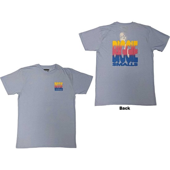 Biggie Smalls Unisex T-Shirt: Halftone Biggie (Back Print) - Biggie Smalls - Merchandise -  - 5056561072562 - 
