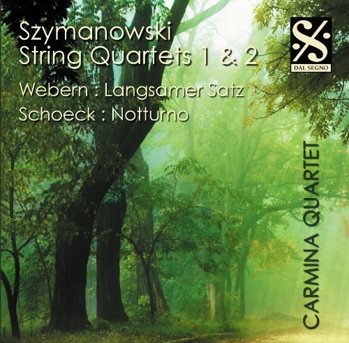 Cover for K. Szymanowski · Szymanowski: String Quartets 1 &amp; 2/Webern: Langsamer Satz / ... (CD) (2010)