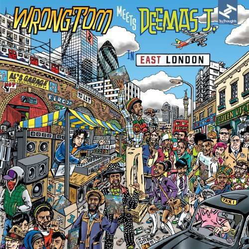 Cover for Wrongtom Meets Deemas J · In East London (LP) (2012)