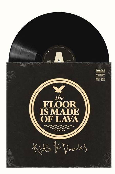 Cover for The Floor is Made of Lava · Kids &amp; Drunks 2022 (Translucent Gold Vinyl) (LP) [Limited edition] (2022)