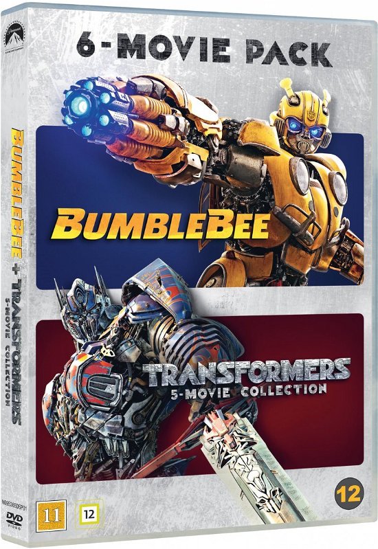 Cover for Transformers 1-5 + Bumblebee (DVD) (2019)