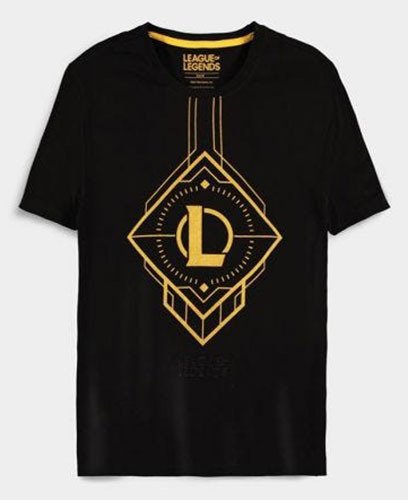 Cover for League Of Legends · Men'S Core Short Sleeved T-Shirt - M Short Sleeved T-Shirts M Black (N/A)